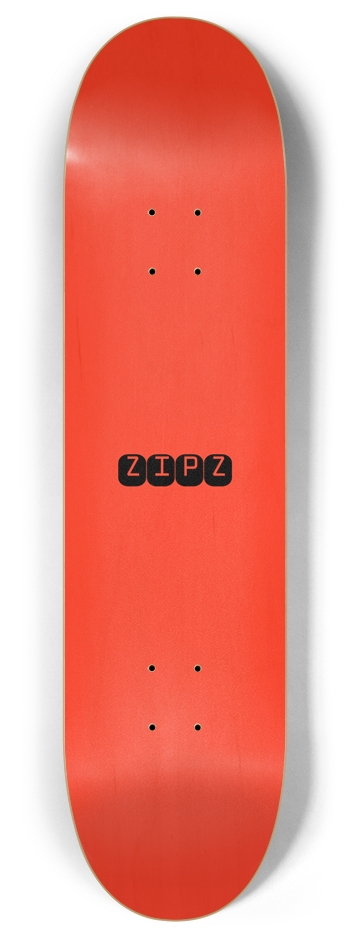 ZIPZ 50/50 Deck 8 Inch Skateboard Deck