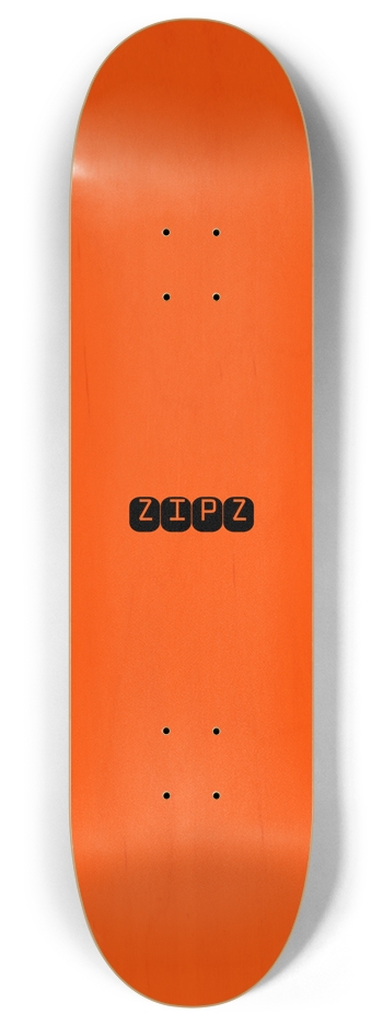 ZIPZ 50/50 Deck 8 Inch Skateboard Deck
