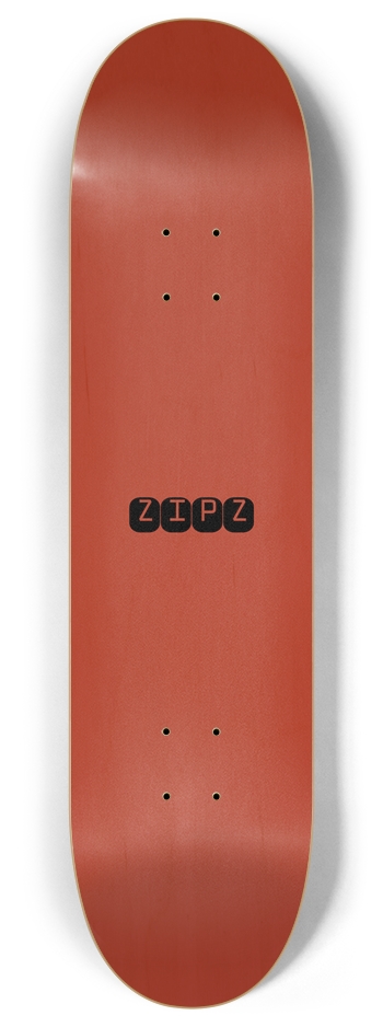 ZIPZ 50/50 Deck 8 Inch Skateboard Deck