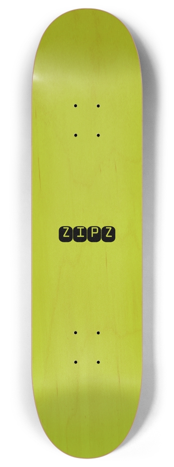 ZIPZ 50/50 Deck 8 Inch Skateboard Deck