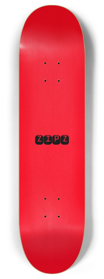 ZIPZ 50/50 Deck 8 Inch Skateboard Deck