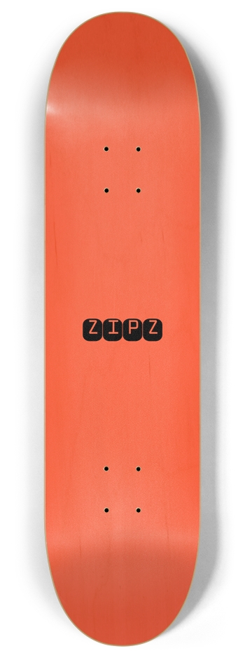 ZIPZ 50/50 Deck 8 Inch Skateboard Deck
