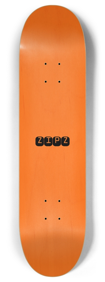 ZIPZ 50/50 Deck 8 Inch Skateboard Deck