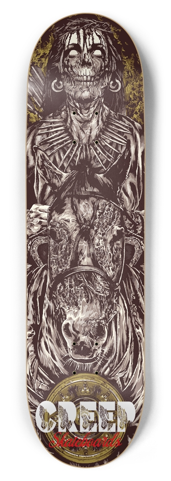 Apocalypse Plaque 8-3/4 Inch Skateboard