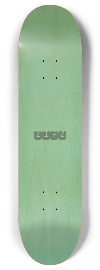 ZIPZ 50/50 Deck 8 Inch Skateboard Deck