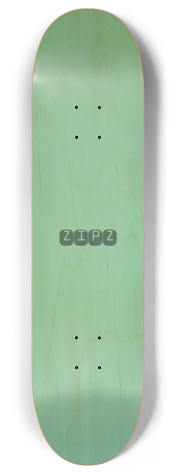 ZIPZ 50/50 Deck 8 Inch Skateboard Deck