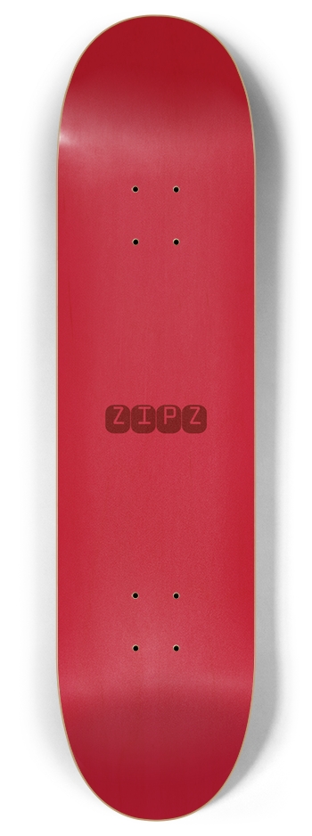 ZIPZ 50/50 Deck 8 Inch Skateboard Deck