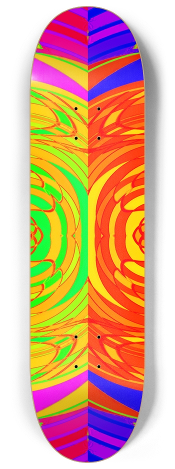 Abstract Colors - Custom Skateboard 8-1/4 Skateboard Deck