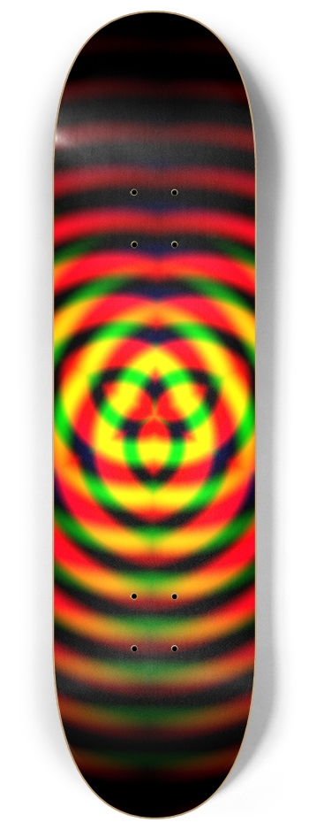 Radioactive Waves - Custom Skateboard 8-1/4 Skateboard Deck