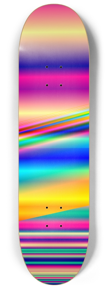 Gradient Colors - Custom Skateboard 8-1/4 Skateboard Deck