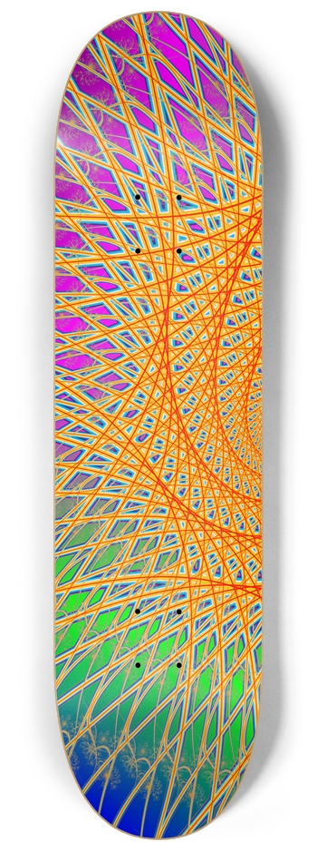 Psychedelic Spiral - Custom Skateboard 8-1/4 Skateboard Deck