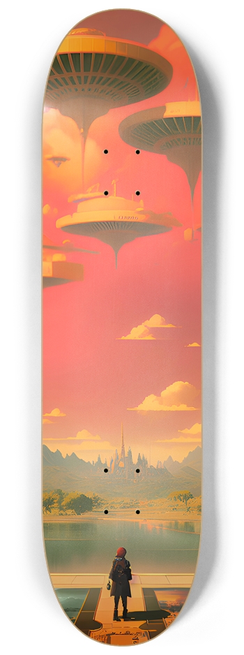 Dream World - Custom Skateboard 8-1/4 Skateboard Deck