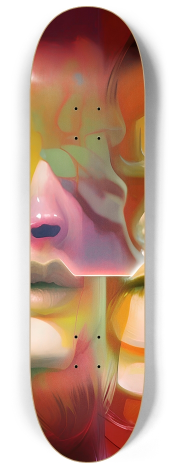 Distorted Faces - Custom Skateboard 8-1/4 Skateboard Deck