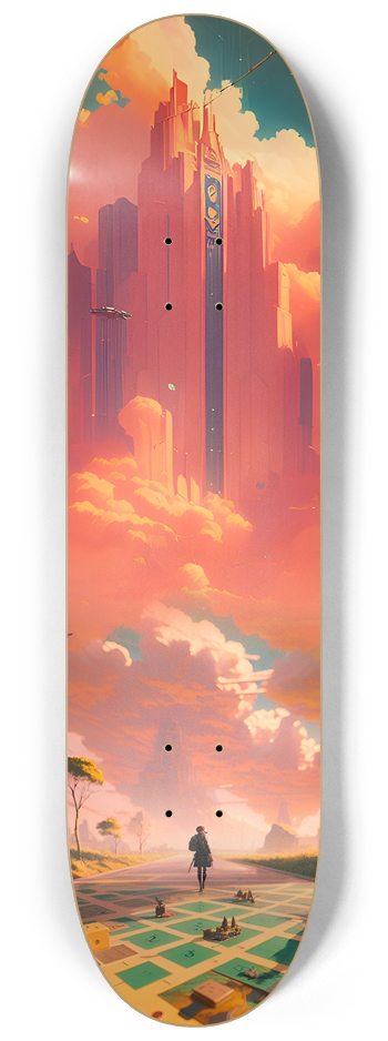 Dream World - Custom Skateboard 8-1/4 Skateboard Deck