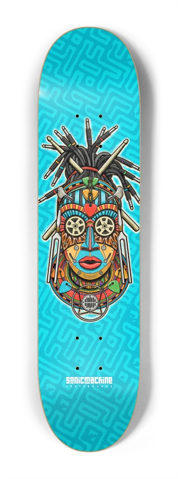 AFRO MASK 7-1/4 Mini/Kid Skateboard