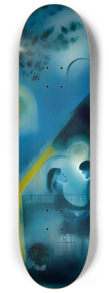 Blue Nightmare - Custom Skateboard 8-1/4 Skateboard Deck