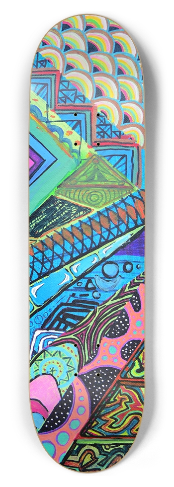 Ohman Triptych 3 8-1/2 Skateboard Deck