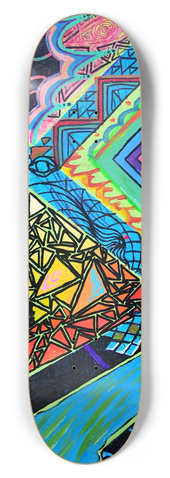 Ohman Triptych 1 8-1/2 Skateboard Deck