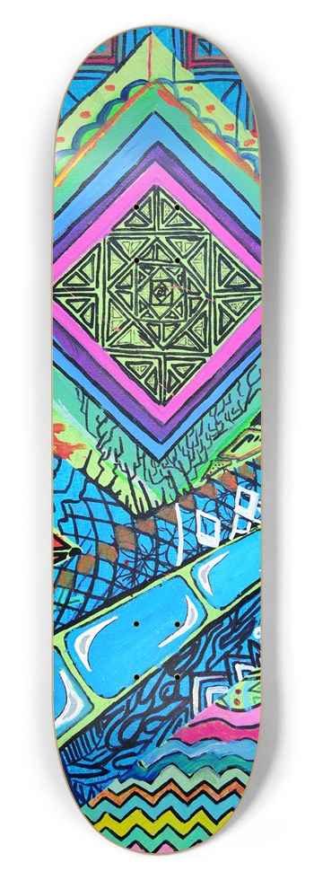 Ohman Triptych 2 8-1/2 Skateboard Deck