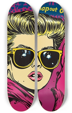pop art Snap out of it deck wall Skateboard Series