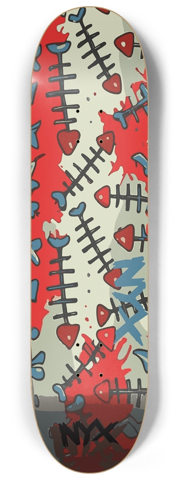 fish skeleton 8-1/4 Skateboard Deck