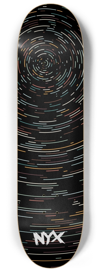 Colorful Universe 8-1/4 Skateboard Deck