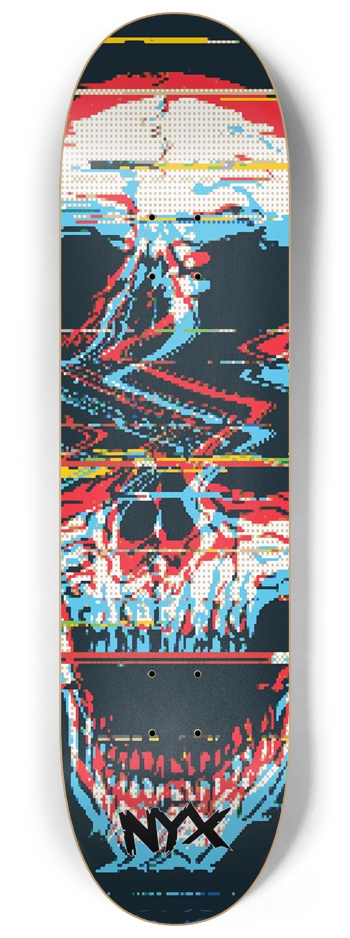 Screaming skull 8-1/4 Skateboard Deck