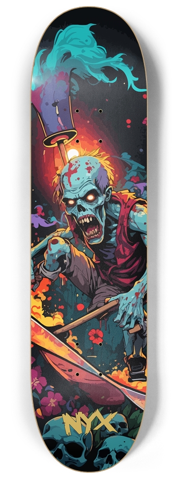 Night zombie 8-1/4 Skateboard Deck