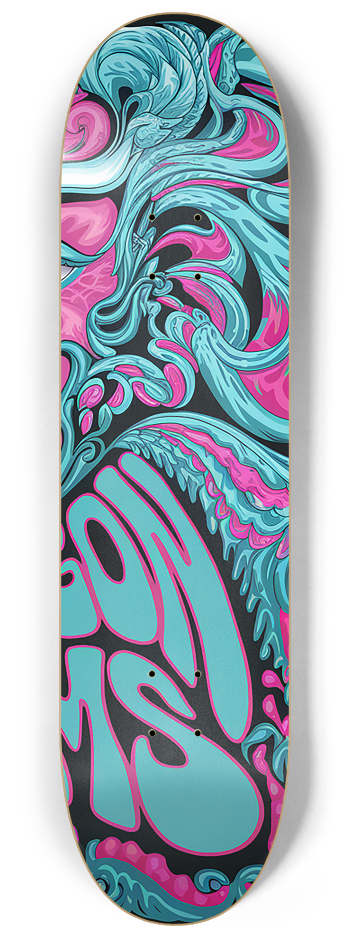 3 Skateboard Series - Sea Dragon Lion's Gate #3 8-1/4 Skateboard Deck