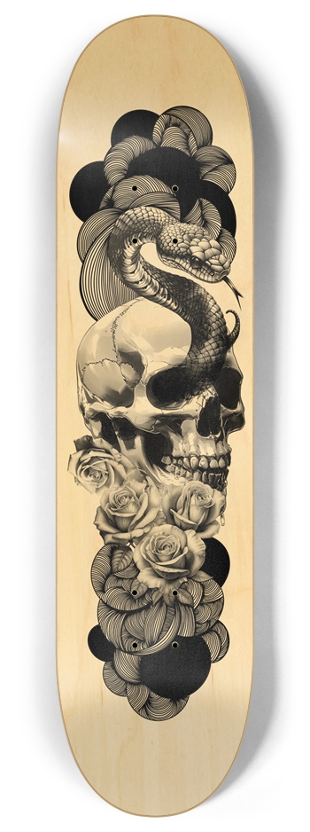 Serpent's Embrace 8 Inch Skateboard Deck