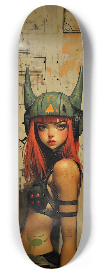 Cyber sentinelle art Skateboard 8 Inch Skateboard Deck