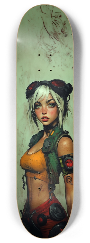 Techno warior art Skateboard 8 Inch Skateboard Deck