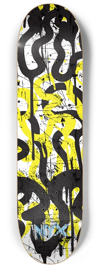 Scratches 8-1/4 Skateboard Deck