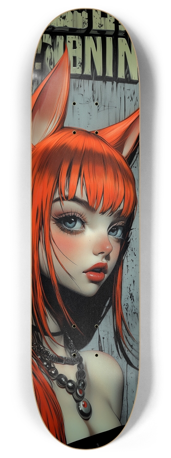 Foxy art Skateboard 8 Inch Skateboard Deck