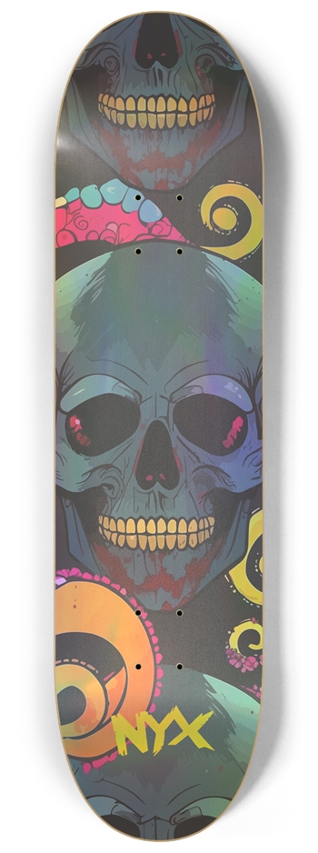 Skull 8-1/4 Skateboard Deck