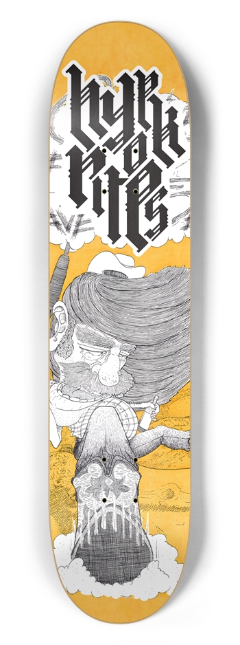 Cowboy Up (7.5") 7-1/2 Skateboard Deck