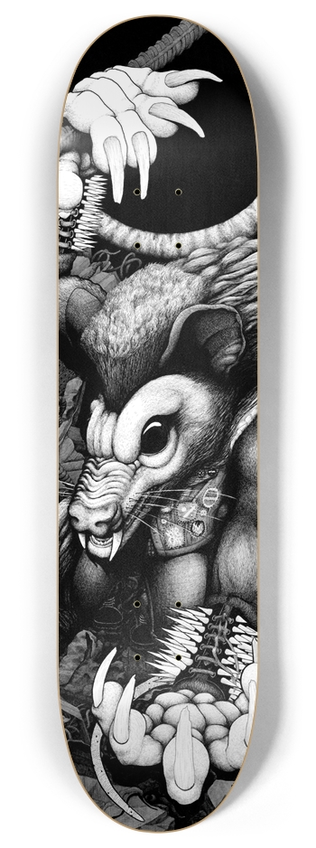 Opossums Of The Eclipse (8") 8 Inch Skateboard Deck