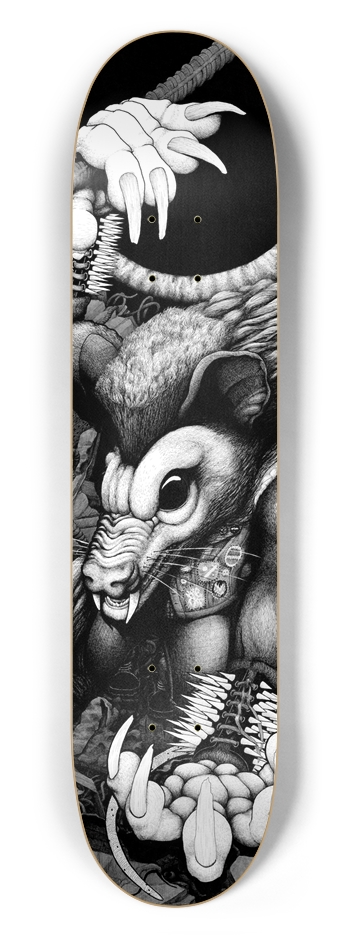 Opossums Of The Eclipse (7.5") 7-1/2 Skateboard Deck
