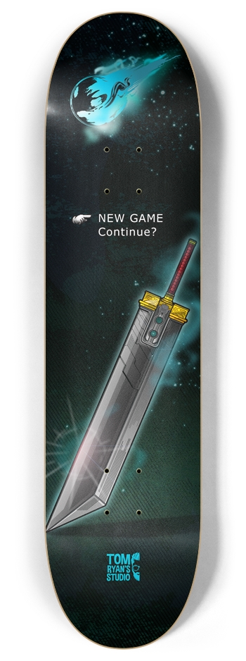 the 7th Fantasy 8 8 Inch Skateboard Deck