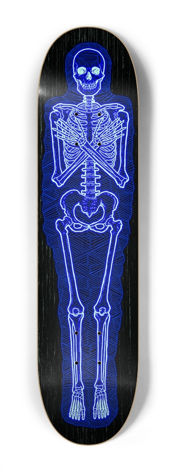 THE COFFIN (GLOWS IN THE DARK) 7-1/4 Mini/Kid Skateboard