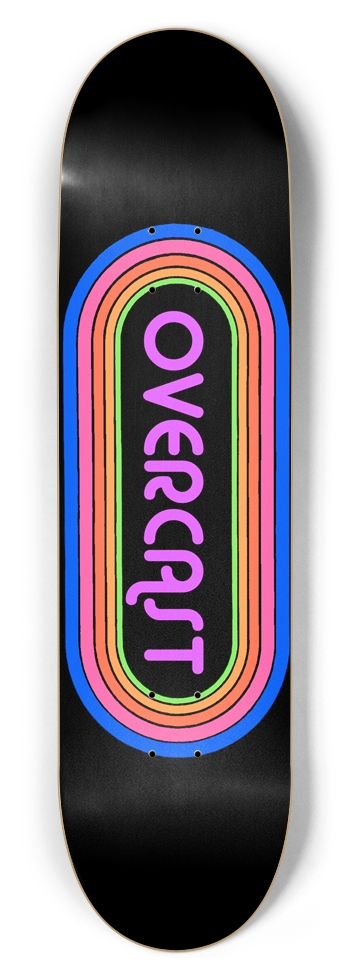 Retro Overcst Logo 8-1/2 Skateboard Deck