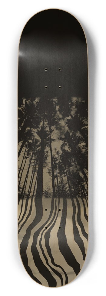 Natural Pine Skateboard 8-1/2 Skateboard Deck