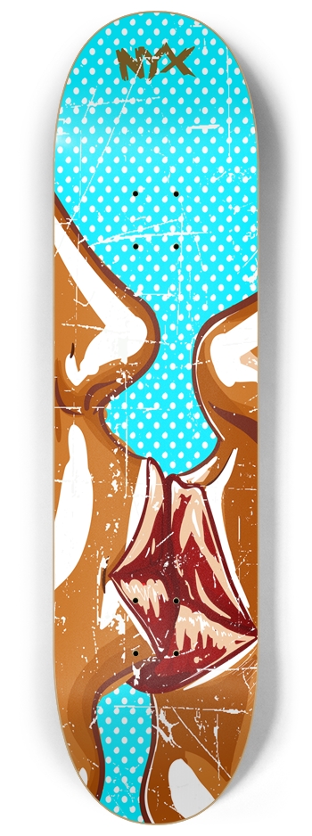 Kiss 8-1/4 Skateboard Deck