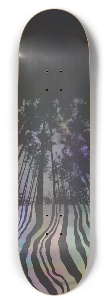 Holographic Pine Skateboard 8-1/2 Skateboard Deck