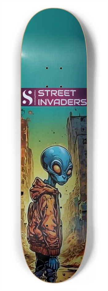 7.75 Street Invaders #20 Lonely Boy 7-3/4 Skateboard Deck 