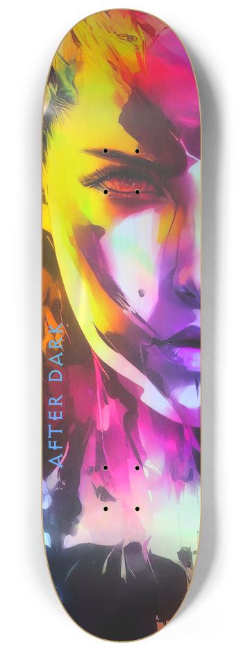 Red Eye/Blue Eye Holographic #1 8-1/4 Skateboard Deck