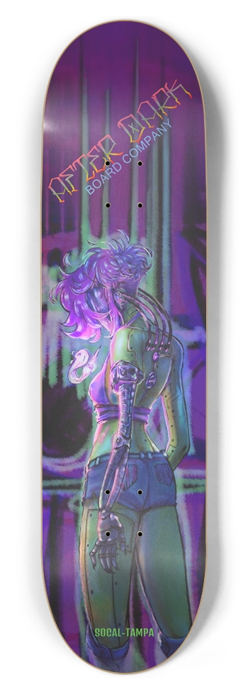 Cyber Holographic  8-1/2 Skateboard Deck