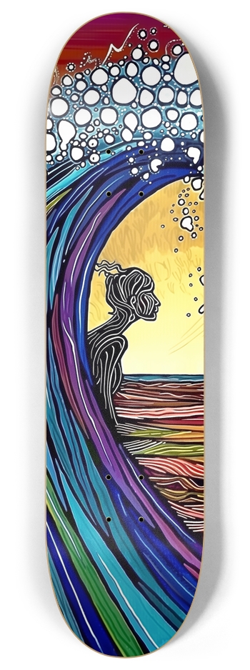 Wave Spirit 8 Inch Skateboard Deck