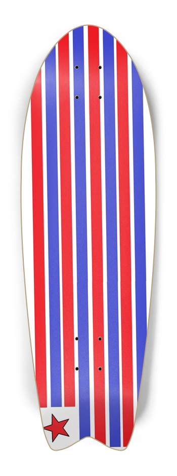 Custom Skateboard Fish Tail