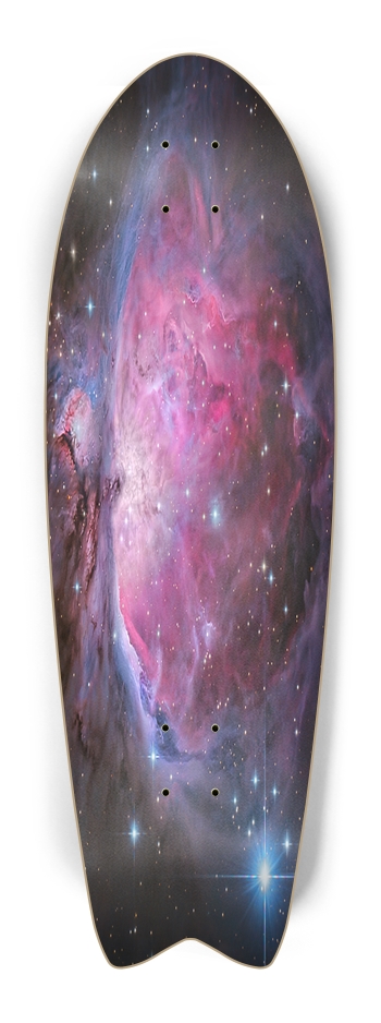 Custom Skateboard Space Fish Tail